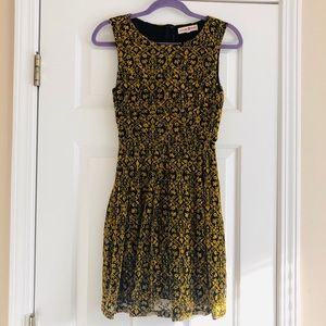 Altar’d State yellow lace dress